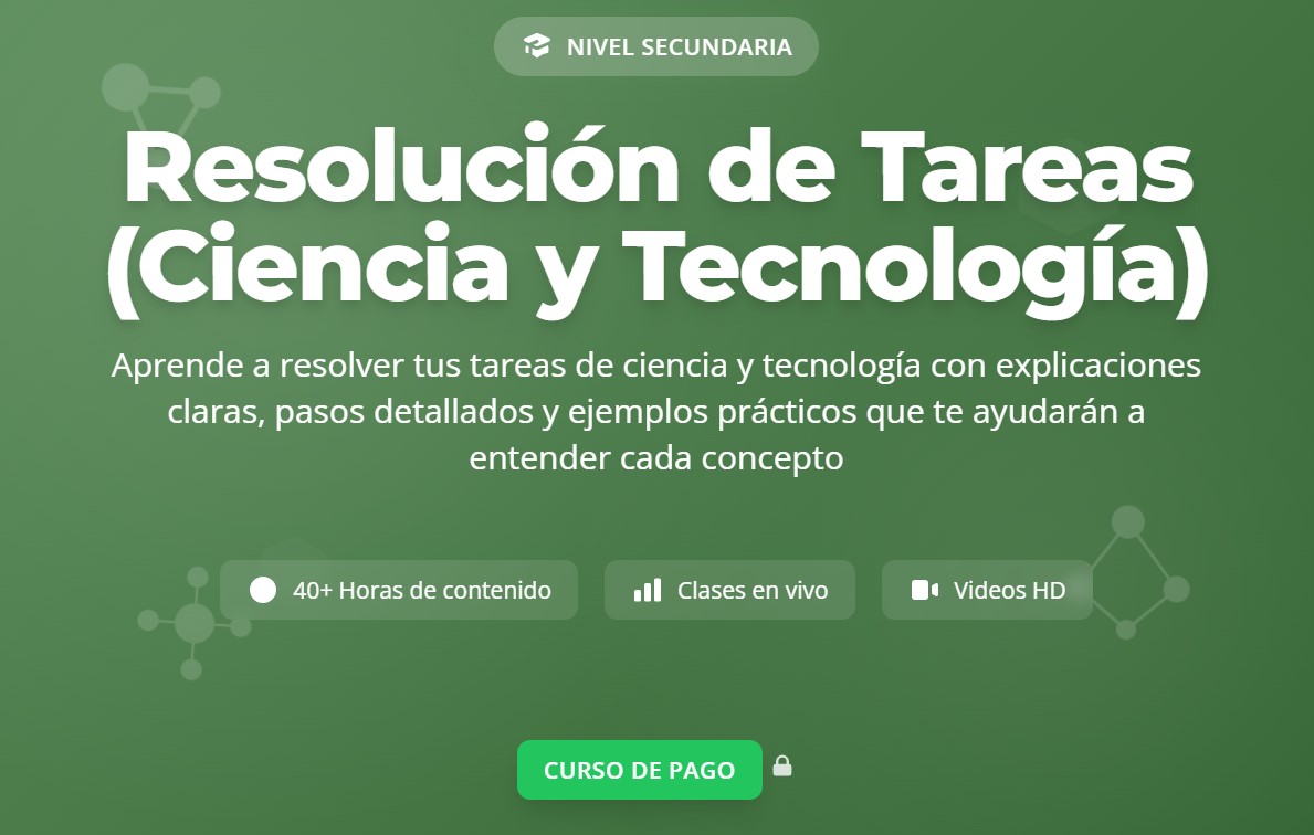 Resolución de Tareas(Ciencia y Tecnología)